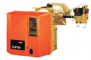 Arzatoare cazane - Arzator pe motorina / gaz, 2 / 3 trepte progresive, 300-1200 kW, Cuenod C.120 BX517/8 D50/50 T1