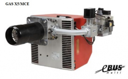 Arzatoare cazane - Arzator pe gaz modulant, 151-349 kW, 1 1/4", cap de ardere lung, F.B.R GAS X5/M CE TL