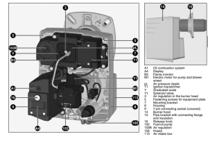 Arzator pe motorina, o treapta, 80-140 kW, Elco VL 2.140 KL [2]