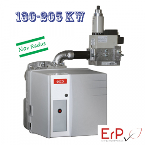 Arzatoare cazane - Arzator pe gaz, o treapta, 130-205 kW, Elco VG 2.205 E d3/4'' - Rp3/4'' KN