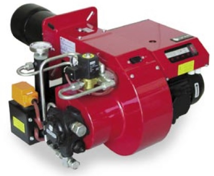 Arzatoare cazane - Arzator pe CLU si ulei ars, 1 treapta, 57-91 kw, cap de ardere lung, F.B.R. FNDL 8 TL