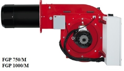 Arzator pe motorina modulant, 4000-11628 kw, cap de ardere lung, F.B.R. FGP 1000/M TL Electronic CAMME [2]