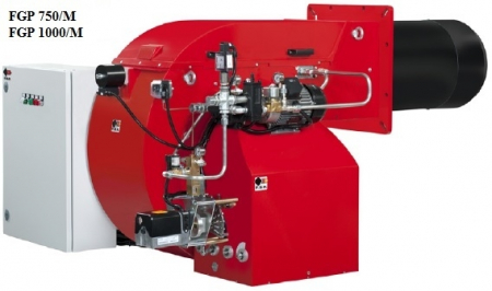 Arzatoare cazane - Arzator pe motorina modulant, 4000-11628 kw, cap de ardere lung, F.B.R. FGP 1000/M TL Electronic CAMME