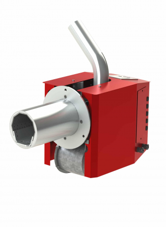 Arzatoare cazane - Arzator pentru peleti floarea soarelui Burnit Pell Bio 35 kw, snec de alimentare, 4 senzori, aprindere si alimentare automata, flansa pentru prindere pe cazan, tiraj natural, functie auto-curatare