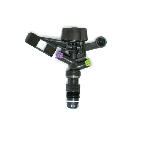 Echipamente pentru irigatii - Aspersor Valrom VALAgrio duze baioneta albastru 3,5 x 2,5mm conexiune 1/2'' FE Q=1,16mc/h R12,5m