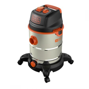 Aspiratoare de casa si gradina - Aspirator umed/uscat Black+Decker 1600W 30L cuva inox + priza - BXVC30 XTDE
