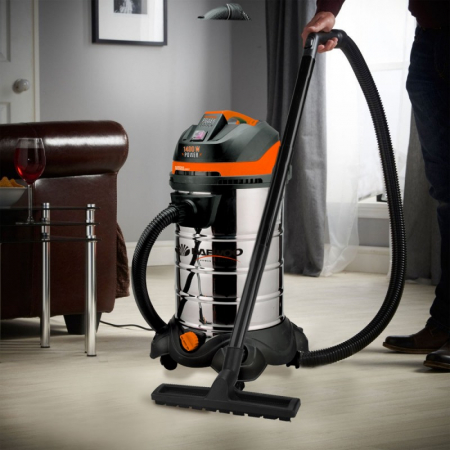 Aspiratoare de casa si gradina - Aspirator umed/uscat cuva inox Daewoo DAVC30L-14 1400W 30L