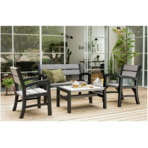 Set mobilier de gradina, gri, Keter Montero [2]