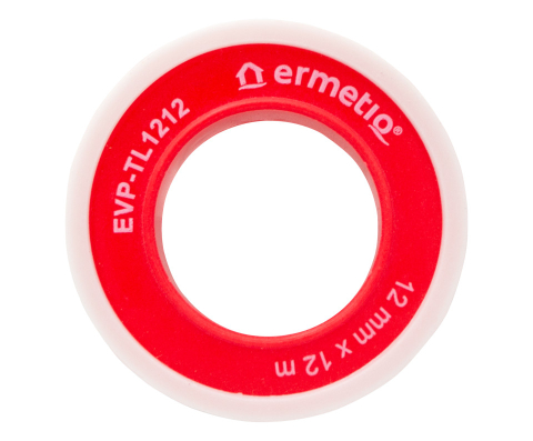 Scule si dispozitive de lucru - Banda teflon(PTFE)etansare instalatii apa Ermetiq 12mm x 12m
