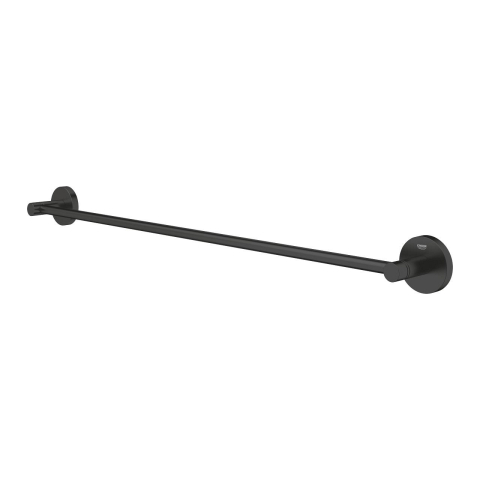Bara portprosop Grohe Essentials, montare pe perete, 600 mm, fixare ascunsa, negru [1]