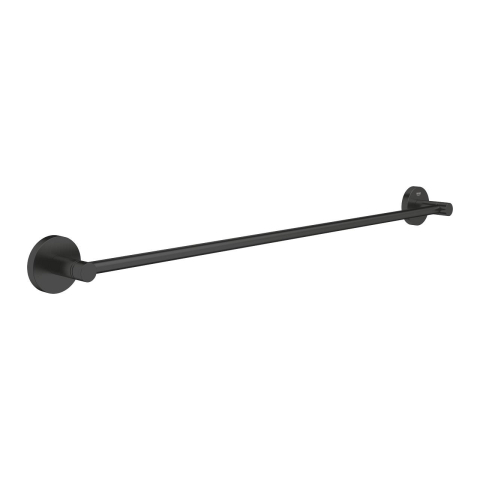 Accesorii baie - Bara portprosop Grohe Essentials, montare pe perete, 600 mm, fixare ascunsa, negru