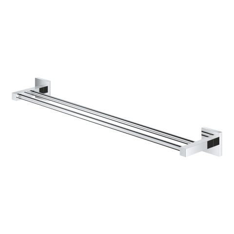 Bara dubla portprosop Grohe Start Cube 600 mm, montare pe perete, fixare ascunsa, 600 mm lungime, dubla, crom [1]