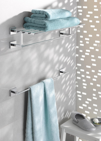 Bara portprosop Grohe Start Cube 450 mm, fixare ascunsa, 450 mm lungime, montare pe perete, crom [3]