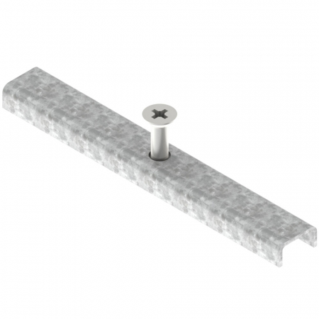 Sistem de drenaj a apelor uzate - Bareta otel zincat model BASE (sistem prindere antifurt) pentru rigola din polipropilena LN150 - Vodaland gama Drain