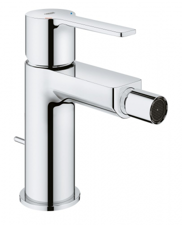 Baterii monocomanda - Baterie bideu cartus ceramic set evacuare cu tija marimea S alba Grohe Lineare
