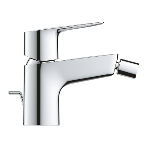 Baterie bideu Grohe BauLoop 5 l/min, monocomanda, marimea S, cartus ceramic, evacuare cu tija, crom [1]