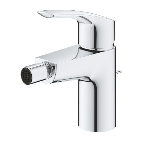 Baterie bideu Grohe Eurosmart marimea S, monocomanda, cartus ceramic, set evacuare cu tija, crom [2]