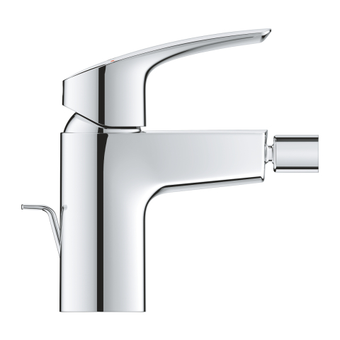 Baterie bideu Grohe Eurosmart marimea S, monocomanda, cartus ceramic, set evacuare cu tija, crom [1]