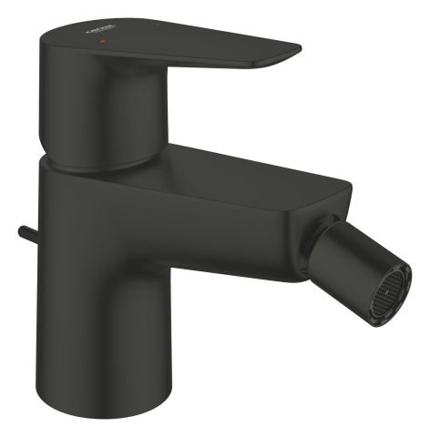 Obiecte sanitare - Baterie bideu monocomanda Grohe StartEdge 5 l/min, marime S, monocomanda, cartus ceramic, set evacuare cu tija, negru mat
