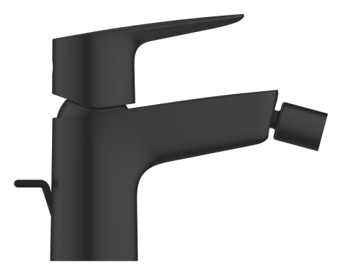 Baterie bideu monocomanda Grohe StartEdge 5 l/min, marime S, monocomanda, cartus ceramic, set evacuare cu tija, negru mat [1]