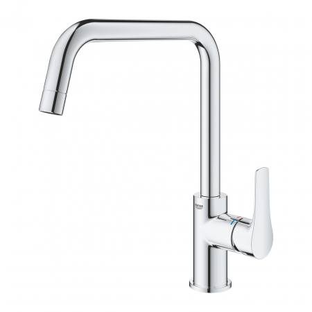 Baterie bucatarie cartus ceramic cromata monocomanda Grohe Eurosmart L-Spout [3]