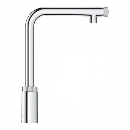Baterie bucatarie pipa tubulara pivotanta cromata Grohe Minta Smart Control [1]