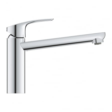 Baterie bucatarie pipa medie cromata furtunuri flexibile Grohe Eurosmart [1]