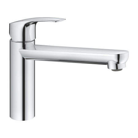 Baterii monocomanda - Baterie bucatarie pipa medie cromata furtunuri flexibile Grohe Eurosmart