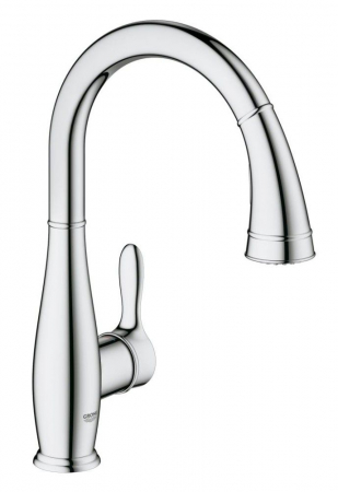 Baterii monocomanda - Baterie bucatarie cu dus pipa extractabila tip C Grohe Parkfield