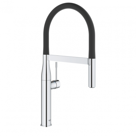 Baterii monocomanda - Baterie bucatarie cartus ceramic cu furtun flexibil Grohe Essence