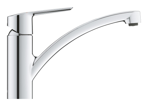 Obiecte sanitare - Baterie bucatarie Grohe Start 1/2" pipa medie, pivotanta, cartus ceramic, crom