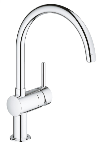Obiecte sanitare - Baterie bucatarie Grohe Vento, pipa pipa inalta, monocomanda, cartus ceramic, crom