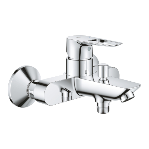 Obiecte sanitare - Baterie cada Grohe BauLoop aparenta, monocomanda, diverter, cartus ceramic, crom