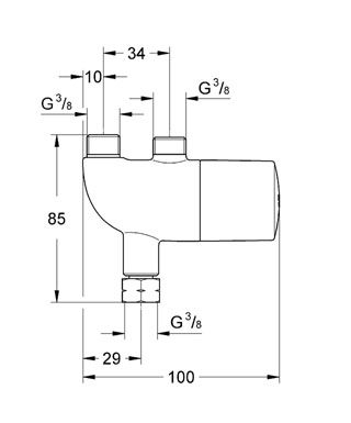 Protectie termica impotriva oparirii Grohe Grohtherm Micro [1]