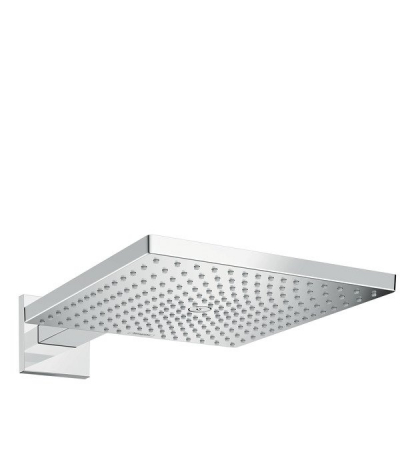 Obiecte sanitare - Palarie de dus Hansgrohe Raindance E 300 Air crom si brat de perete 390mm