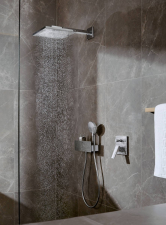 Palarie de dus Hansgrohe Raindance E 300 Air crom si brat de perete 390mm [2]