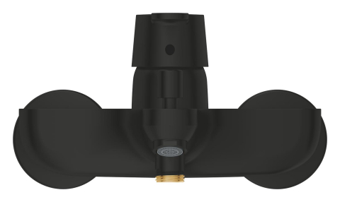 Baterie cada Grohe Get aparenta, monocomanda, diverter, aerator, limitator, negru mat [1]