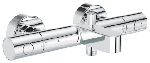 Obiecte sanitare - Baterie cada Grohe Precision Get aparenta, termostat, diverter, ecobutton, anti-oparire, crom