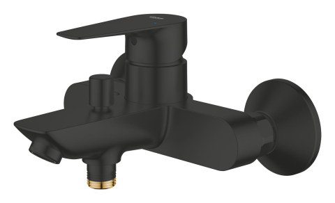 Baterie cada Grohe StartEdge cartus ceramic, diverter, limitator temperatura, negru mat [4]