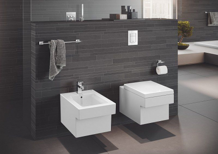Baterie de bideu cromata furtunuri flexibile Grohe Eurocube [3]