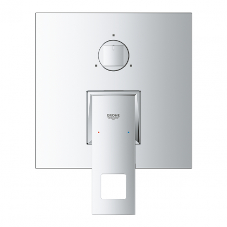 Baterie de dus cu 3 iesiri fara corp incastrat Grohe Eurocube [1]