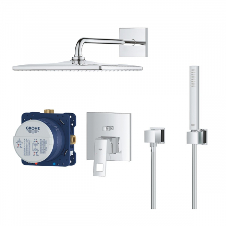 Sistem dus montaj incastrat para dus 31 cm corp incastrat inclus Grohe Cube Perfect Shower [1]