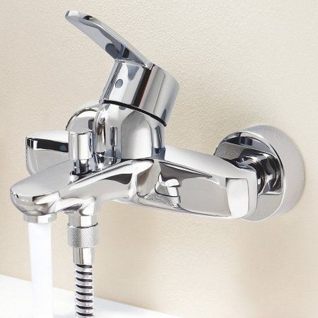 Baterii monocomanda - Baterie cada cromata fara furtun si para Grohe Eurostyle Cosmopolitan