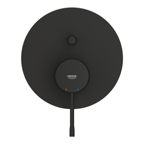 Baterie dus Grohe Essence monocomanda, incastrata, 2 iesiri, cartus ceramic, necesita corp instalare, negru [2]