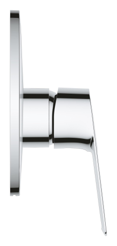 Baterie dus Grohe BauLoop incastrata, 2 intrari, 1 iesire, cartus ceramic, crom [1]