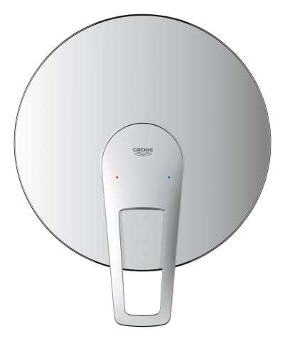 Obiecte sanitare - Baterie dus Grohe BauLoop incastrata, 2 intrari, 1 iesire, cartus ceramic, crom