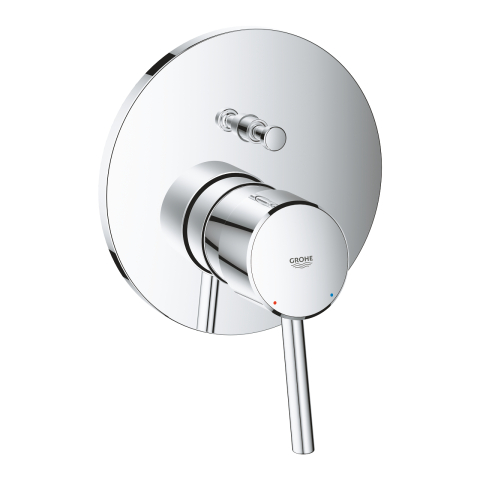 Baterii baie - Baterie dus Grohe Concetto monocomanda, incastrata, cartus ceramic, 2 functii, diverter, levier metalic, crom
