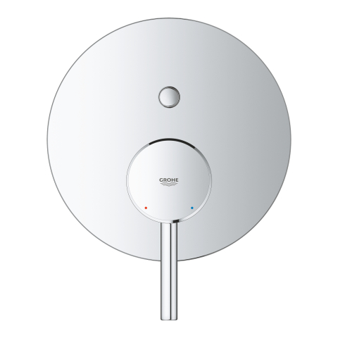 Baterie dus Grohe Concetto monocomanda, incastrata, cartus ceramic, 2 functii, diverter, levier metalic, crom [1]