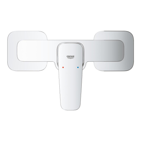 Baterie dus Grohe Concetto SilkMove monocomanda, cartus ceramic, montare pe perete, crom [1]