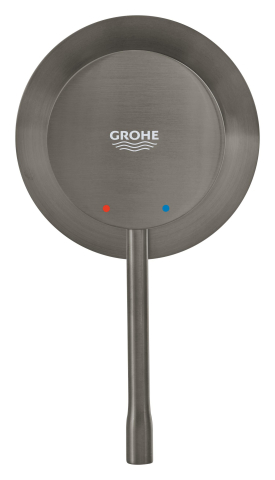 Baterie dus Grohe Essence monocomanda, cartus ceramic, incastrata, levier metalic, corp instalare inclus, pentru dus igienic, antracit mat [1]